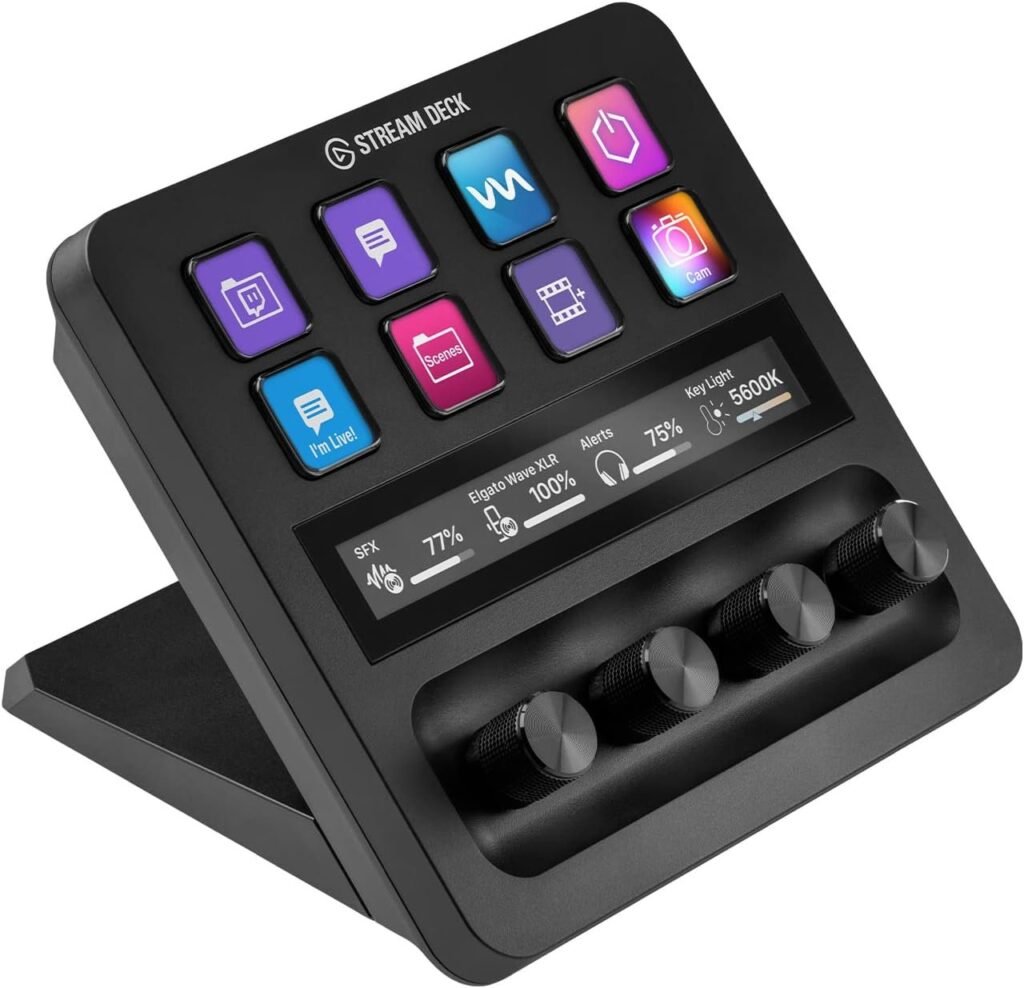 Elgato Stream Deck + customizable touch strip dials and LCD keys PC / MAC